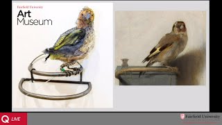 Art in Focus Christy Rupp quotGoldfinch after Carel Fabritius 1654quot 2017 [upl. by Varuag]