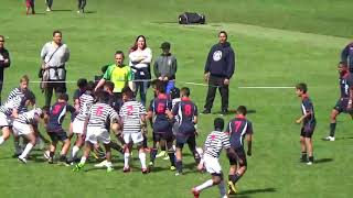 U13 Rugby Auckland East RM vs Auckland West RM Semi Final 14102017 [upl. by Valina368]