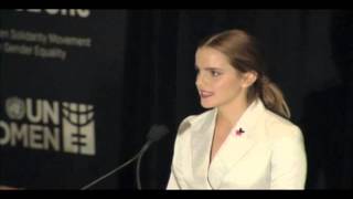 Emma Watson HeForShe Speech at the United Nations  UN Women 2014 [upl. by Katie578]