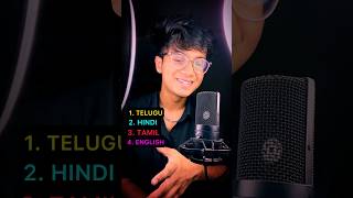 4 Languages Mashup in 1 Beat 🔥 Kompa Pasion ❤️ tamil telugu hindi shorts mashup [upl. by Lumpkin849]