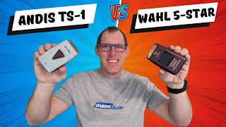 Shaver Battle Andis TS1 vs Wahl Professional 5Star [upl. by Nuris707]