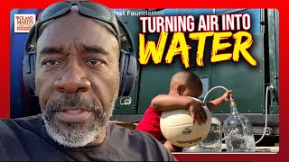 Black Engineer Moses West TURNS AIR INTO WATER Providing CLEAN SAFE Drinking WaterRoland Martin [upl. by Eifos]