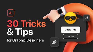 30 Illustrator Secrets Graphic Designers MUST KNOW [upl. by Leber716]