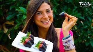 FullyRaw Chocolate Covered Strawberries [upl. by Loralie618]