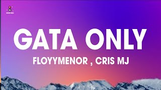 FloyyMenor FT Cris MJ  GATA ONLY LetraLyrics [upl. by Ollehto]