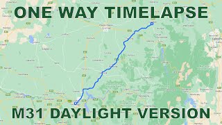 M31  Gundagai South to Wodonga  ONE WAY TIMELAPSE  NSW M Routes TimeLapse Driving 4K [upl. by Nellek]