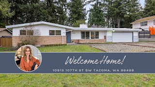 Welcome Home  10913 107th St SW Tacoma WA 98498 [upl. by Lallage847]