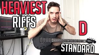 Heaviest Riffs D Standard [upl. by Chaves]