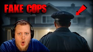 3 Disturbing True FAKE COP Horror Stories Mr Nightmare REACTION [upl. by Shelden]