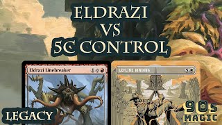 Eldrazi vs 5c Control MTG Legacy [upl. by Annaeirb]