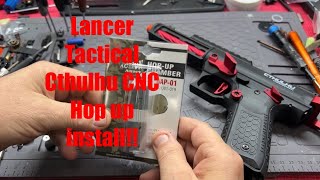 Lancer Tactical Cthulhu rotary CNC hop up install Full video LancerTacticalTV airsoft [upl. by Aven]