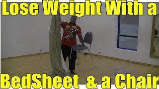 Bed Sheet Workout 1  Home Weight Loss Workout [upl. by Isnyl158]