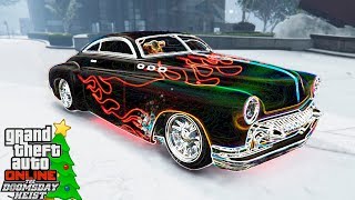 GTA 5  COCHE GRATIS TUNEANDO EL ALBANY HERMES REGALO DE NAVIDAD  XxStratusxX [upl. by Arytahs]