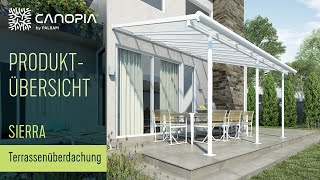 Palram  Canopai  Sierra™ Terrassenüberdachung  Eine elegante Lösung DE [upl. by Damaris192]