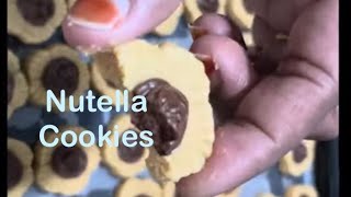 Nutella Cookies Super Easy Recipe Confirm Jadi [upl. by Roi454]