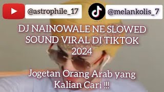 DJ NAINOWALE NE SLOWED SOUND VIRAL DI TIKTOK 2024 JOGETAN ORANG ARAB YANG KALIAN CARII [upl. by Nanete475]