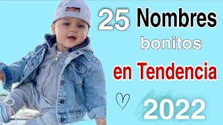 25 Nombres de NIÑO bonitos Que serán Tendencia en 2024 [upl. by Hoban]