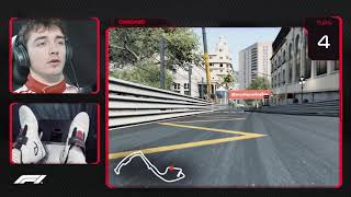 Charles Leclercs Virtual Hot Lap of Monaco  2018 Monaco Grand Prix [upl. by Allimac]