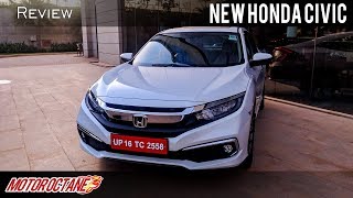 Honda Civic 2019 India Review  Hindi  MotorOctane [upl. by Loftis]