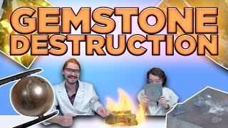 Testing Gemstone Physical Properties  Gem Destruction [upl. by Enad183]