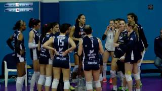 Fenera Chieri 76 vs MyCicero Pesaro Volley Coppa Italia A2 Quarti di finale andata 18 01 2017 [upl. by Dore764]