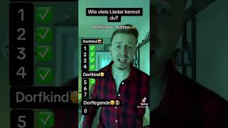 Wie viele Lieder kennst du Dorfkinder Edition 🚜 dorfkind deutsch [upl. by Eelinnej]