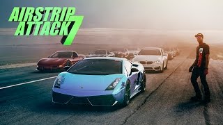 Airstrip Attack 7 Official Video  12 Mile Roll Race and Trap Speed Competition  ShiftS3ctor [upl. by Semyaj]