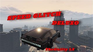 GTA 5 Online 4 SOLO SPEED GLITCH DELUXO [upl. by Tedder]