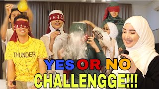 YES OR NO CHALLENGE AMIIRA IYO SUSU CIIL MAY ISKU QABEEN  😂😂 [upl. by Anatolio783]