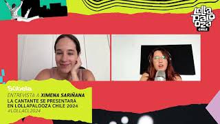 Entrevista Ximena Sariñana  Artista LollaCL 2024 [upl. by Enomrej280]