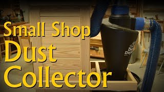 Build a Quiet Mobile Small Shop Cyclone Dust Collector [upl. by Munro]