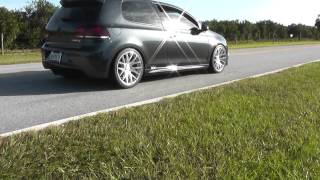 APR Golf R Launch Control Test File [upl. by Enelahs541]