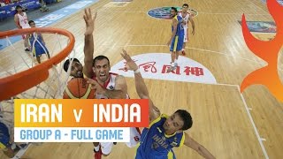 Iran v India  Full Game Group A  2014 FIBA Asia Cup [upl. by Auqenat896]