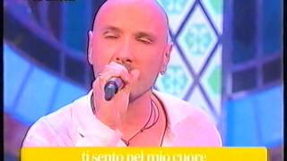 Alex Baroni in La voce del silenzio Sanremo Top [upl. by Oelc108]