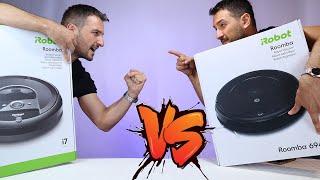 HighEnd iRobot Roomba i7 VS Budget Roomba 694 [upl. by Dre]