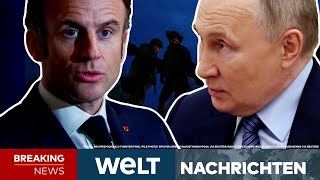 PUTINS KRIEG quotAlle diese Optionen sind möglichquot Brisante MacronForderung Neuer Eklat  STREAM [upl. by Faunie622]