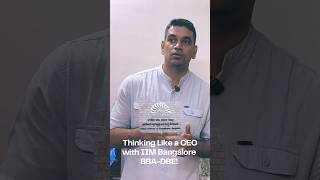 Thinking Like a CEO with IIMB BBA DBE business ceo shorts trending success career education [upl. by Zemaj]