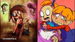 8 TEORÍAS de LAS CARICATURAS que ARRUINARÁN TU INFANCIA [upl. by Hgieleak]