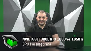 Nvidia GeForce GTX 1650 ve 1650Ti Ekran Kartı Karşılaştırma [upl. by Atinrahc]