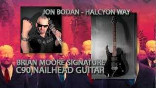 Jon Bodan of Halcyon Way  Brian Moore c90 Nailhead Signature Guitar Model [upl. by Ecnerrat]