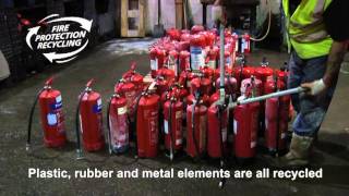 Fire Extinguisher Disposal by Fire Protection Recycling [upl. by Kitti]