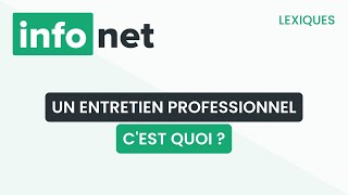 Un entretien professionnel cest quoi  définition aide lexique tuto explication [upl. by Cordova]