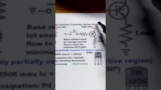 High Side versus Low Side BJT Switch short shorts electronics [upl. by Faxon]