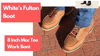 Review of Whites Fulton Moc Toe Work Boot  PNW Standards [upl. by Armelda643]