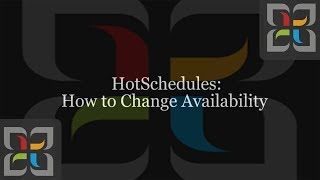 How to Video  Hot Schedules [upl. by Issor506]