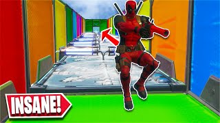 This 100 Level FUN Deathrun is so much FUN INSANE Fortnite Creative [upl. by Anom]