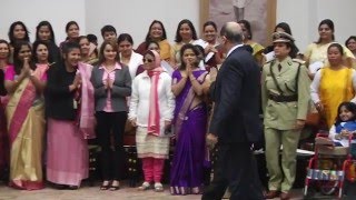 President Mukherjee hosts a reception for 100 women Achievers of India [upl. by Euqinue]