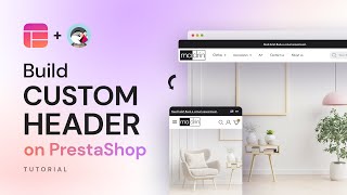 How to build custom Header on PrestaShop with Creative Elements live page builder Tutorial [upl. by Mima]