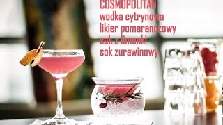 JAK ZROBIĆ DRINKA COSMOPOLITAN  proste drinki z wódką  4 [upl. by Colly139]