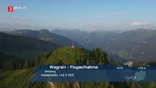 Flugaufnahme Wagrain und Abspann  Alpenpanorama 3sat HD 23072021 [upl. by Arondell328]